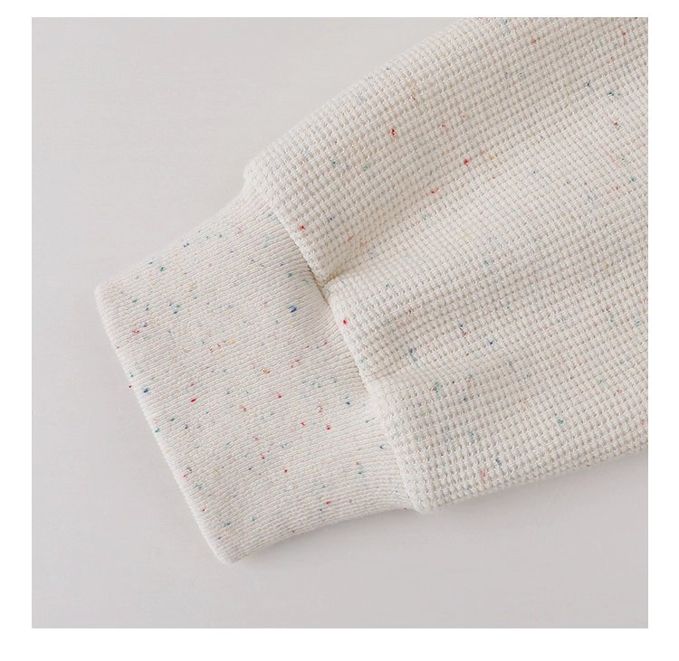 撞色彩點半開拉鍊衛衣T恤女秋季新款插肩袖上衣