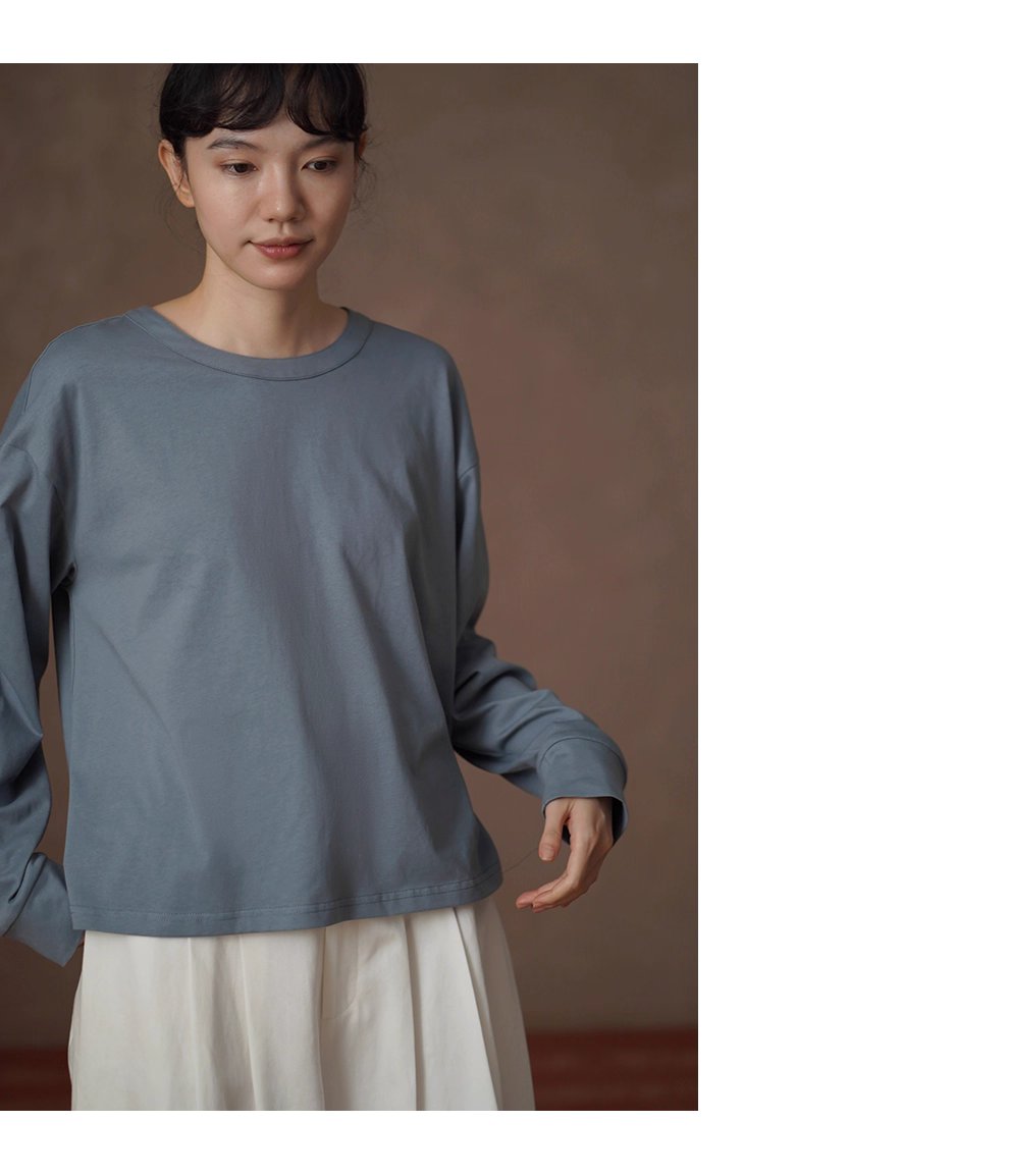 挺闊水洗100棉擦絨手感寬鬆後領口紐扣顯瘦百搭長袖上衣