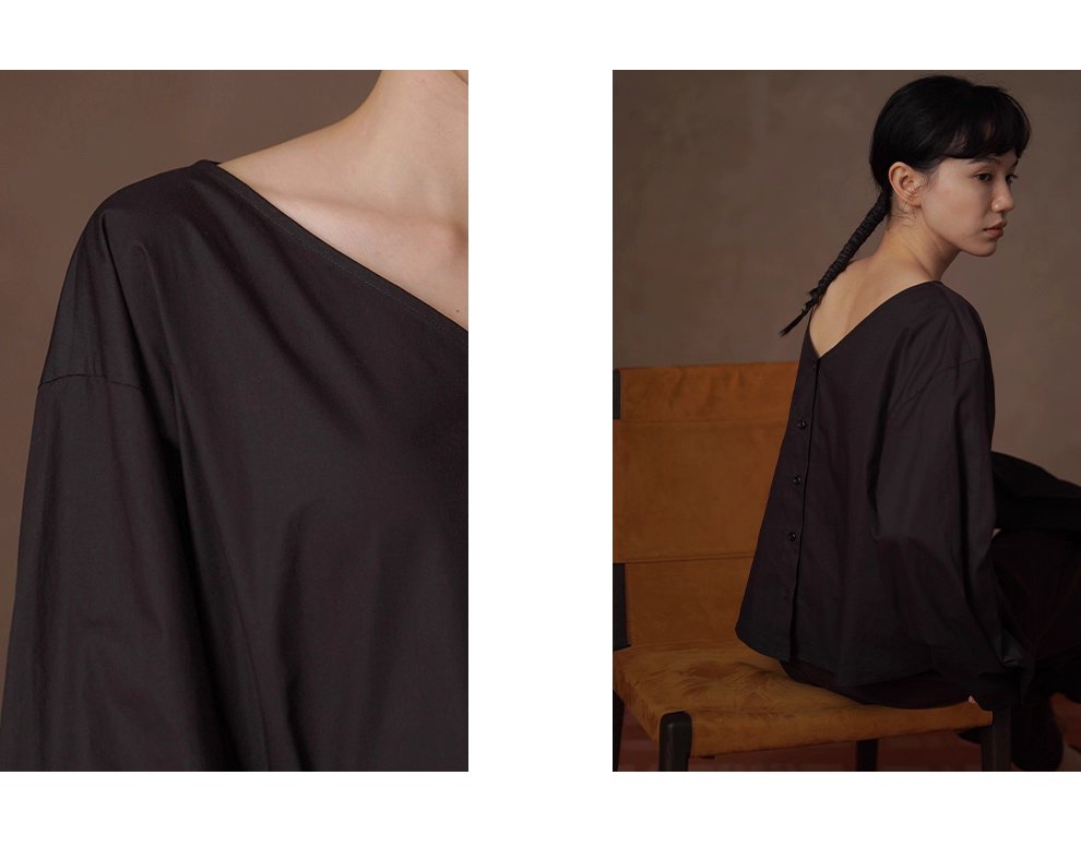 百變通勤兩穿氣質襯衫挺括100棉V領顯瘦寬鬆長袖上衣女