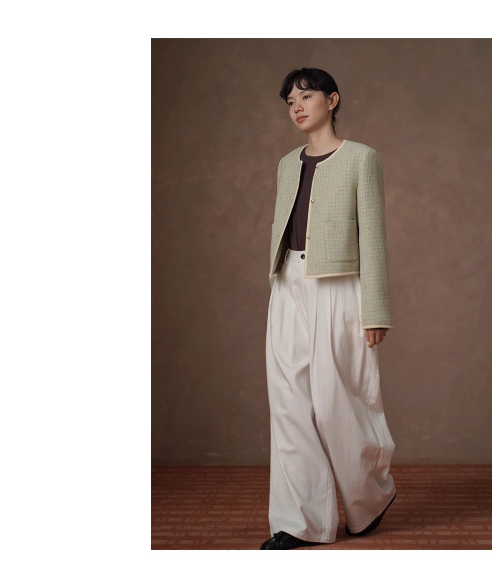 質感加分配色內搭T恤柔軟棉感寬鬆短長袖圓領顯瘦上衣