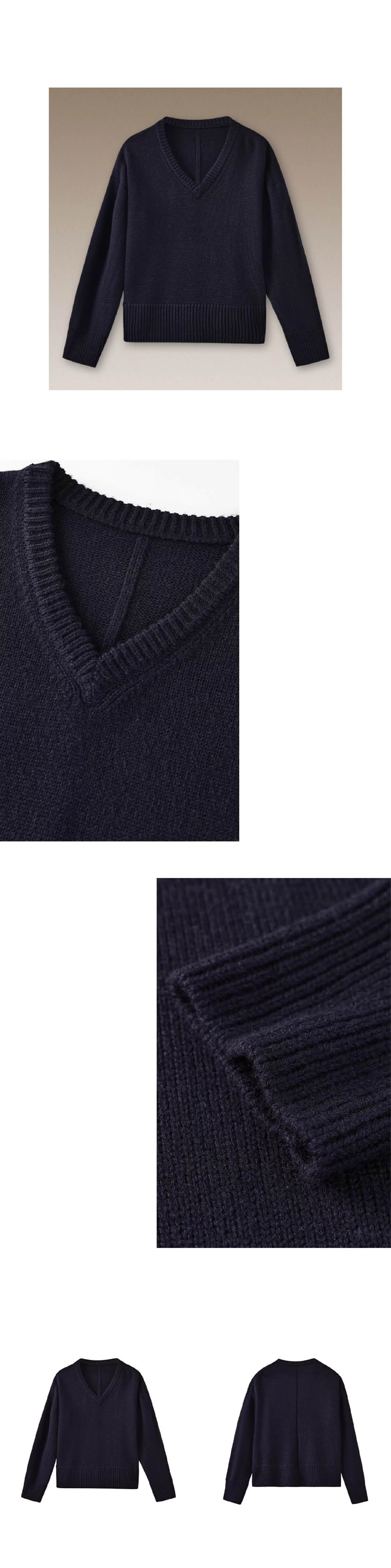 極簡精髓代表寬鬆廓形V領軟糯羊毛混紡落肩基礎保暖毛衣,極簡精髓代表寬鬆廓形V領軟糯羊毛混紡落肩基礎保暖毛衣,HBEW1113,極簡精髓代表寬鬆廓形V領軟糯羊毛混紡落肩基礎保暖毛衣,V領造型,羊毛混紡