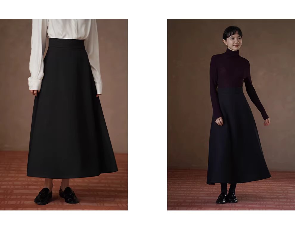 優雅起舞高質斜紋布料A字顯瘦裙擺長通勤高腰半身裙女,優雅起舞高質斜紋布料A字顯瘦裙擺長通勤高腰半身裙女,HBEW2026,優雅起舞高質斜紋布料A字顯瘦裙擺長通勤高腰半身裙女,通勤俐落,斜紋面料