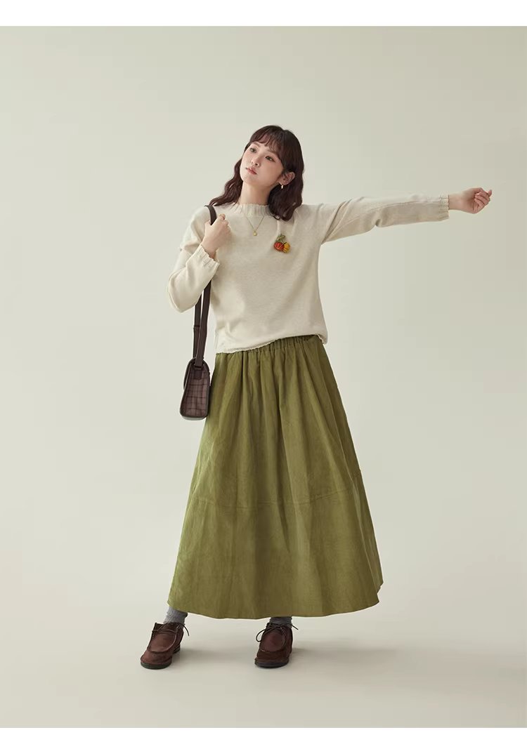 可愛胸針羊毛混紡針織衫女冬季新款慵懶長袖上衣,可愛胸針羊毛混紡針織衫女冬季新款慵懶長袖上衣,HBEW1154,可愛胸針羊毛混紡針織衫女冬季新款慵懶長袖上衣,童趣胸針,羊毛混紡