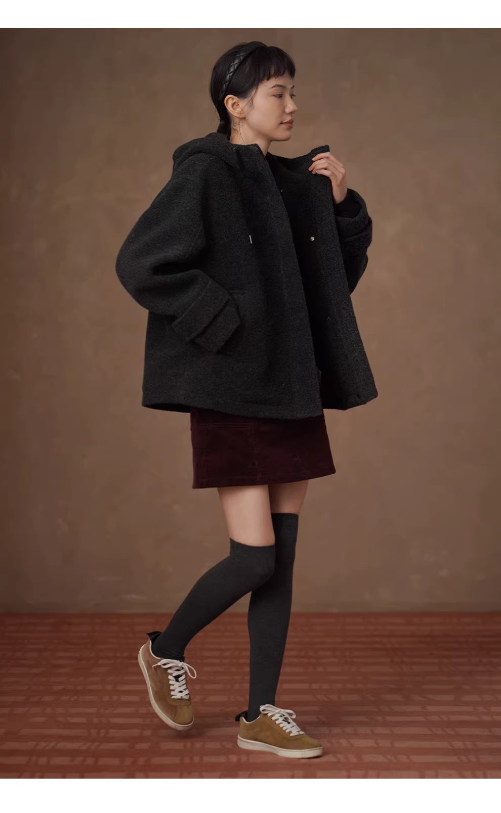 新篇章細軟坑條燈芯絨A字版型立體分割高腰顯瘦半身裙女,新篇章細軟坑條燈芯絨A字版型立體分割高腰顯瘦半身裙女,HBEW2040,新篇章細軟坑條燈芯絨A字版型立體分割高腰顯瘦半身裙女,復古甜美,燈芯絨