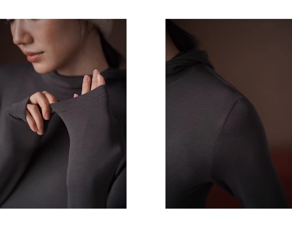 黃金內搭綿羊毛萊賽爾混紡彈性修身正肩高領連帽上衣女,黃金內搭綿羊毛萊賽爾混紡彈性修身正肩高領連帽上衣女,HBEW1201,黃金內搭綿羊毛萊賽爾混紡彈性修身正肩高領連帽上衣女,簡約合身,羊毛混紡