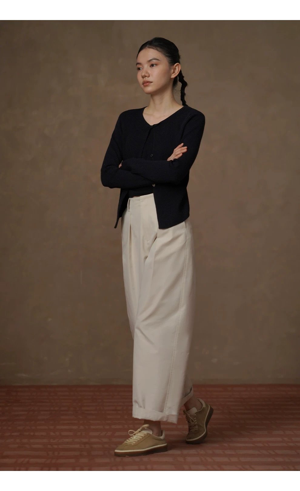 日常嚴選斜紋紗卡棉挺括寬鬆顯瘦遮肉高腰直筒休閒長褲,日常嚴選斜紋紗卡棉挺括寬鬆顯瘦遮肉高腰直筒休閒長褲,HBFS3004,日常嚴選斜紋紗卡棉挺括寬鬆顯瘦遮肉高腰直筒休閒長褲,挺版有型,調節褲頭