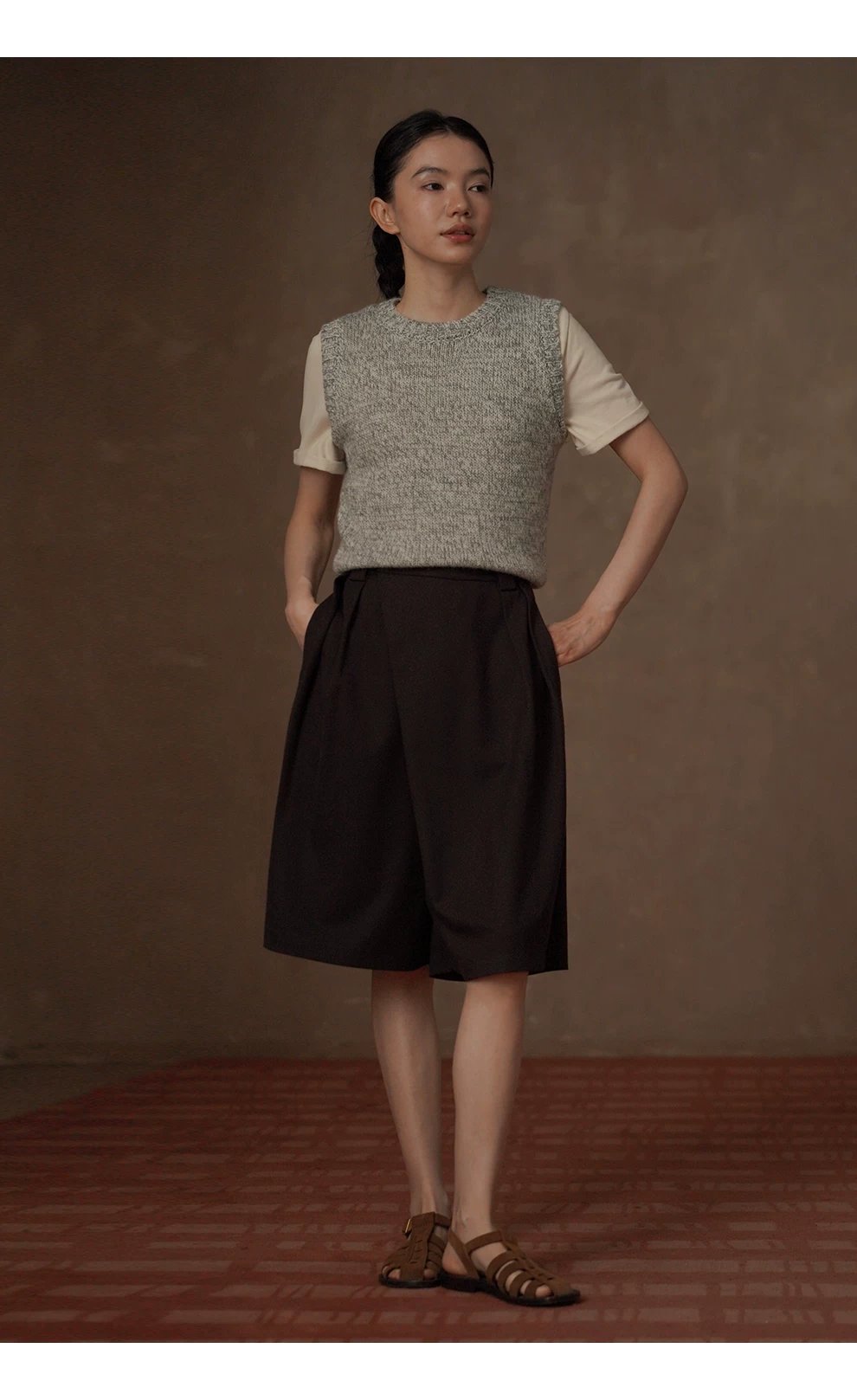 天然高棉親膚柔軟T恤合身直筒H型後領紐帶設計短袖上衣,天然高棉親膚柔軟T恤合身直筒H型後領紐帶設計短袖上衣,HBFS1031,天然高棉親膚柔軟T恤合身直筒H型後領紐帶設計短袖上衣,親膚透氣,剪裁合身