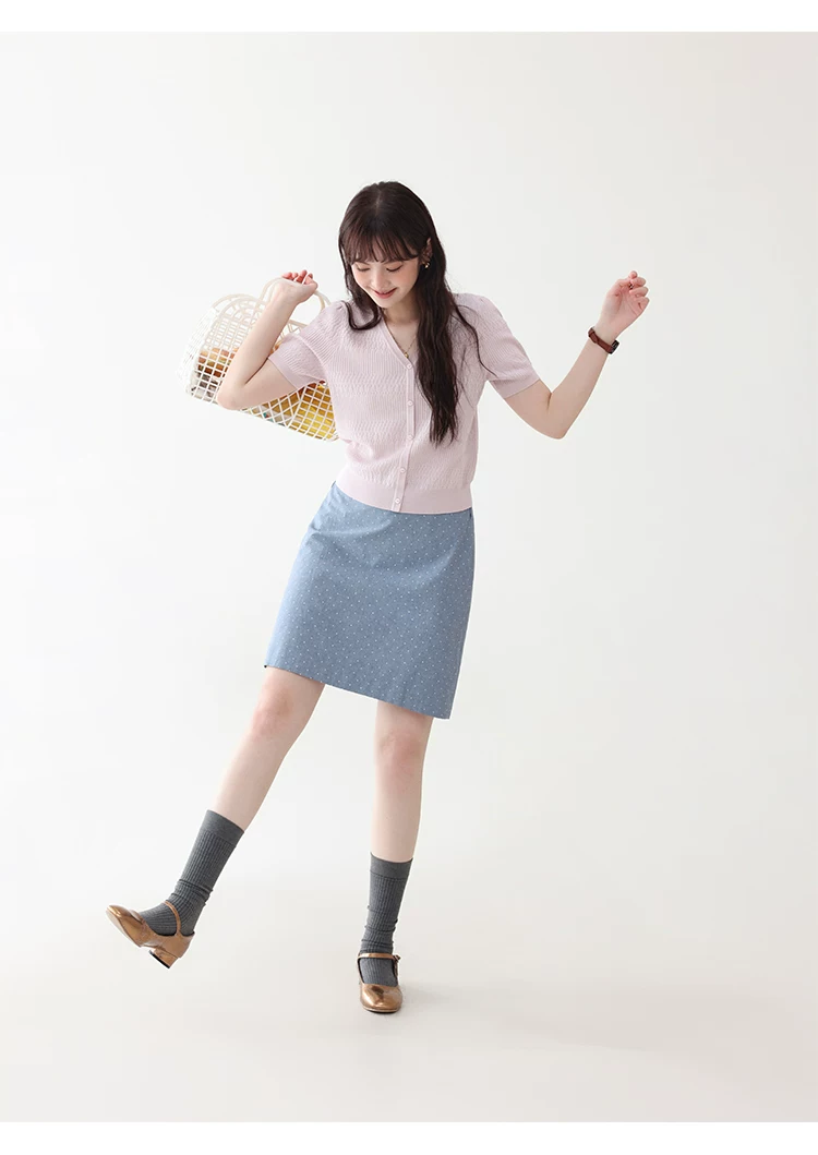 小眾藍色高腰波點a字半身裙女夏季新款顯瘦純棉短裙,小眾藍色高腰波點a字半身裙女夏季新款顯瘦純棉短裙,HBFS2024,小眾藍色高腰波點a字半身裙女夏季新款顯瘦純棉短裙,甜美波點,全棉面料