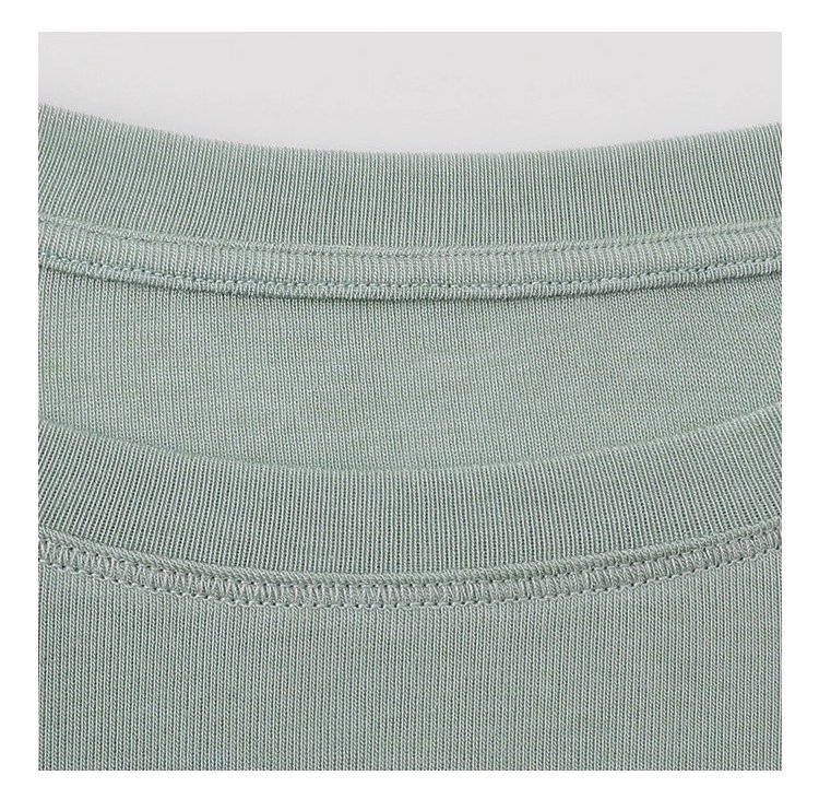 長袖修身薄款羊毛T恤女25秋季新款內搭上衣