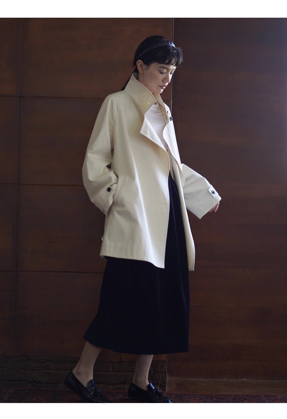 優雅絲絨古典主義立體飽滿花苞顯瘦高腰氣質通勤裙