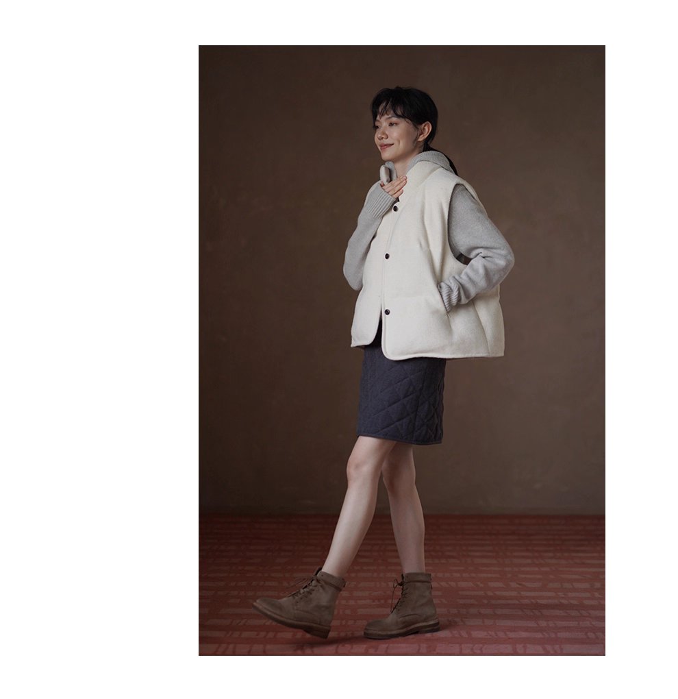 灰調菱格絎棉薄呢半身裙保暖百搭高腰A字顯瘦通勤短裙女,灰調菱格絎棉薄呢半身裙保暖百搭高腰A字顯瘦通勤短裙女,HBEW2020,灰調菱格絎棉薄呢半身裙保暖百搭高腰A字顯瘦通勤短裙女,菱格車線,五分裙長