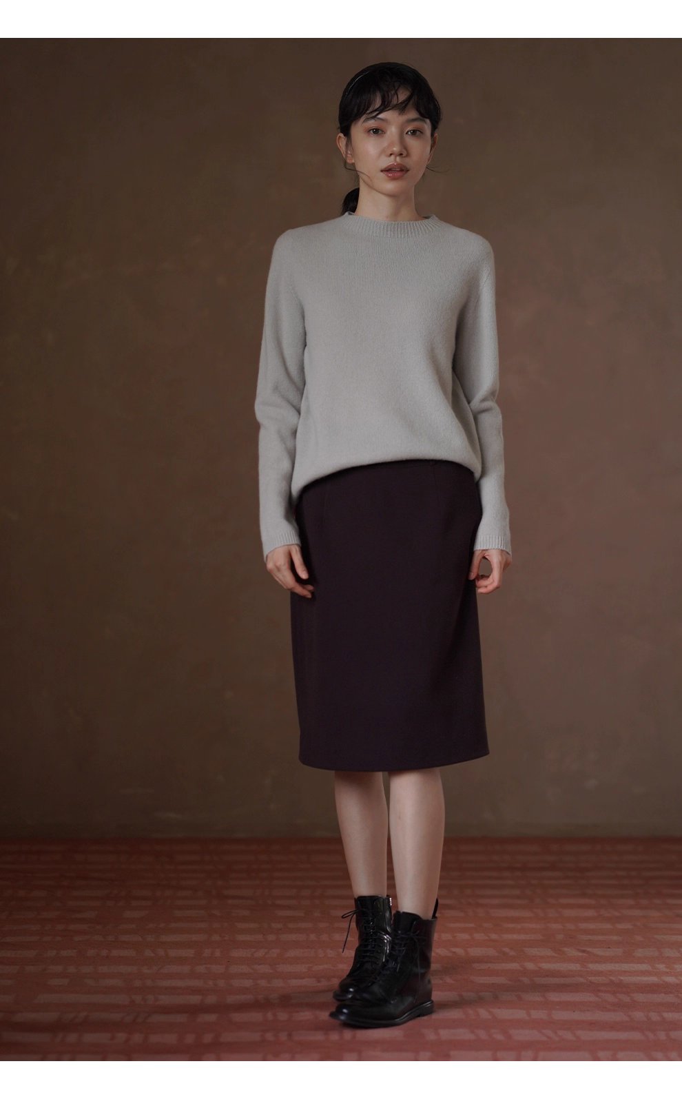 出彩配色優雅穿搭班身親高腰直筒通勤顯瘦寬腰頭裙女,出彩配色優雅穿搭班身親高腰直筒通勤顯瘦寬腰頭裙女,HBEW2021,出彩配色優雅穿搭班身親高腰直筒通勤顯瘦寬腰頭裙女,高腰顯瘦,毛呢面料