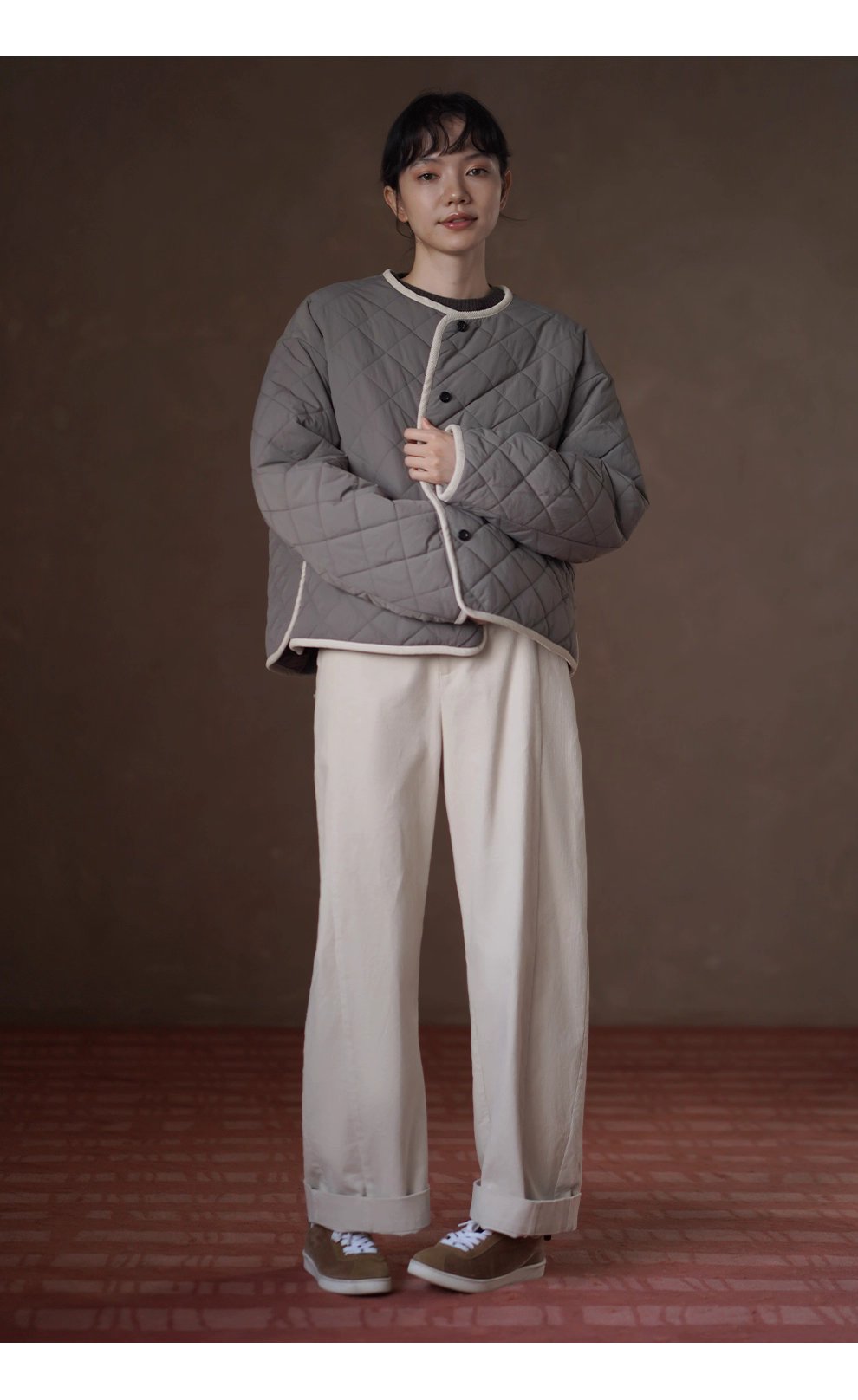 立體顯瘦挺括100棉細膩燈芯絨寬鬆直筒高腰休閒百搭長褲,立體顯瘦挺括100棉細膩燈芯絨寬鬆直筒高腰休閒百搭長褲,HBEW3035,立體顯瘦挺括100棉細膩燈芯絨寬鬆直筒高腰休閒百搭長褲,高腰直筒,燈芯絨