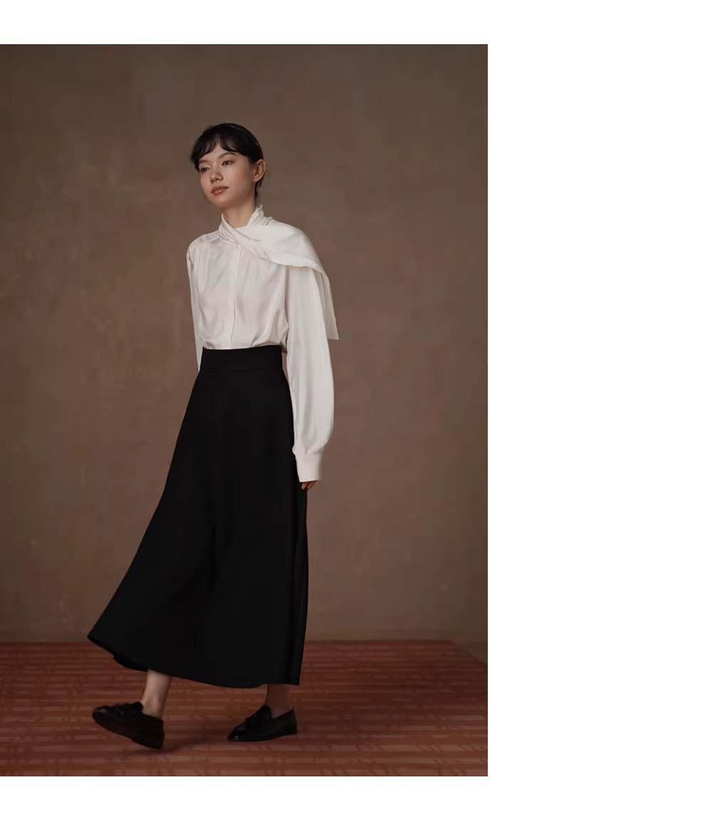 優雅起舞高質斜紋布料A字顯瘦裙擺長通勤高腰半身裙女,優雅起舞高質斜紋布料A字顯瘦裙擺長通勤高腰半身裙女,HBEW2026,優雅起舞高質斜紋布料A字顯瘦裙擺長通勤高腰半身裙女,通勤俐落,斜紋面料