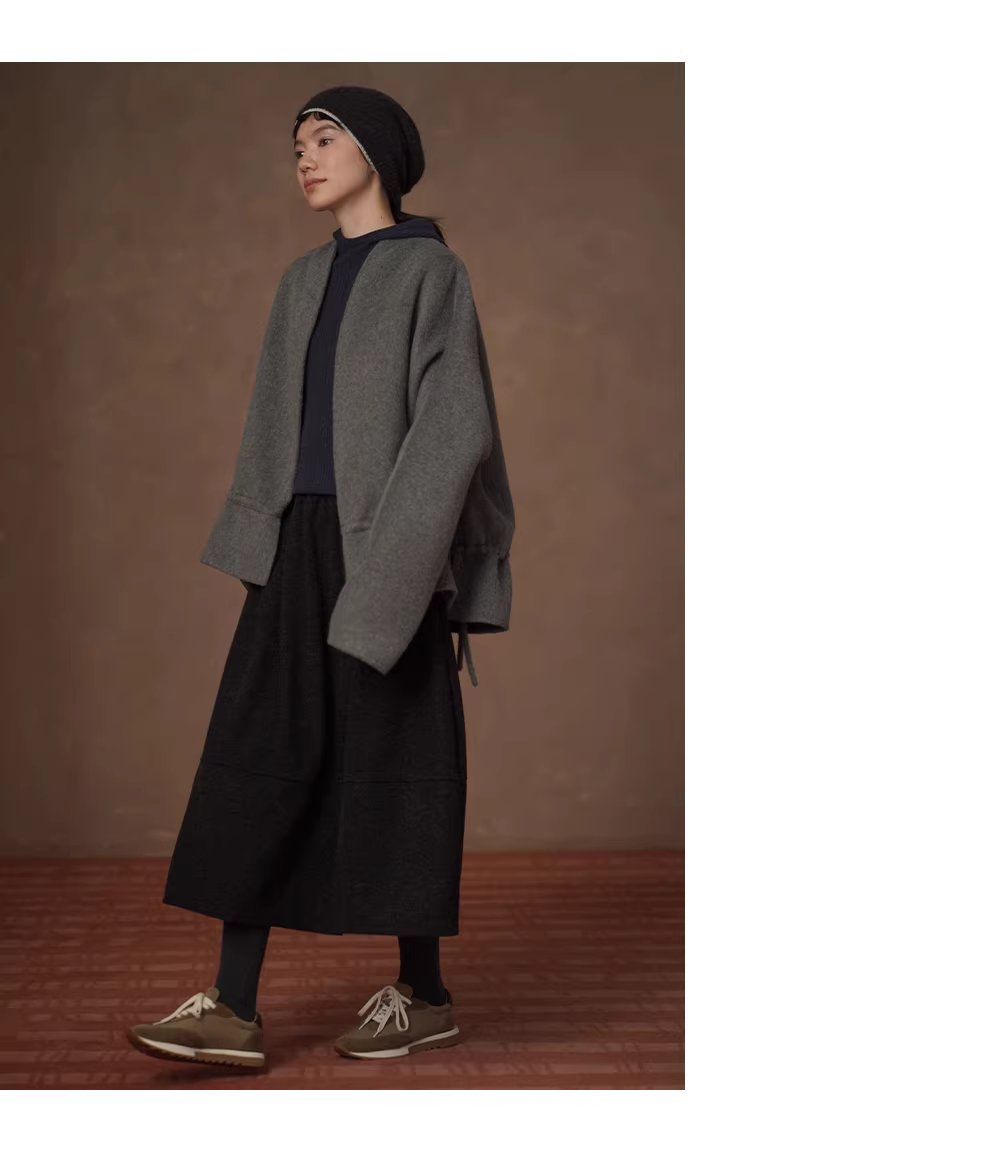 暖冬日常加厚呢料黃金分割剪裁鬆緊高腰顯瘦A字半身裙女,暖冬日常加厚呢料黃金分割剪裁鬆緊高腰顯瘦A字半身裙女,HBEW2033,暖冬日常加厚呢料黃金分割剪裁鬆緊高腰顯瘦A字半身裙女,高腰腿長,毛呢面料