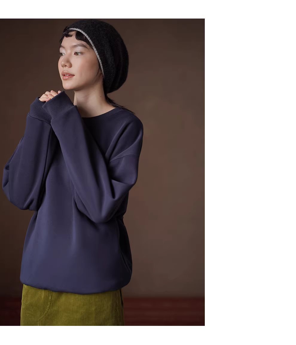 bi入長期主義基本款加絨保暖圓領寬鬆多色衛衣休閒上衣,bi入長期主義基本款加絨保暖圓領寬鬆多色衛衣休閒上衣,HBEW1174,bi入長期主義基本款加絨保暖圓領寬鬆多色衛衣休閒上衣,基本必備,加絨內裏