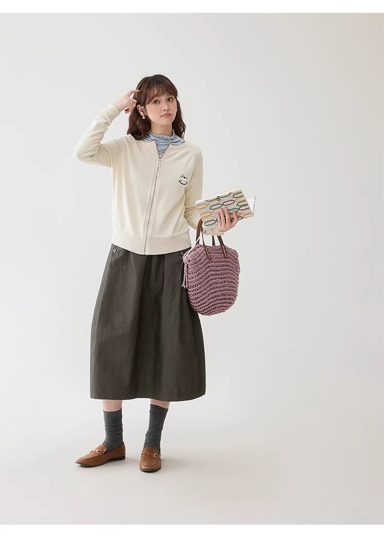 刺繡小馬拉鏈針織開襟衫女26春季新款純棉長袖上衣,刺繡小馬拉鏈針織開襟衫女26春季新款純棉長袖上衣,HBFS5000,刺繡小馬拉鏈針織開襟衫女26春季新款純棉長袖上衣,小馬刺繡,全棉面料