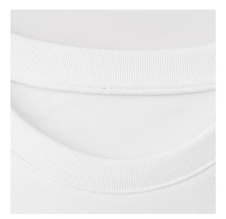 漫畫感線條圖案繡花T恤女春季新款純棉圓領上衣,漫畫感線條圖案繡花T恤女春季新款純棉圓領上衣,HBFS1030,漫畫感線條圖案繡花T恤女春季新款純棉圓領上衣,童趣印花,全棉面料