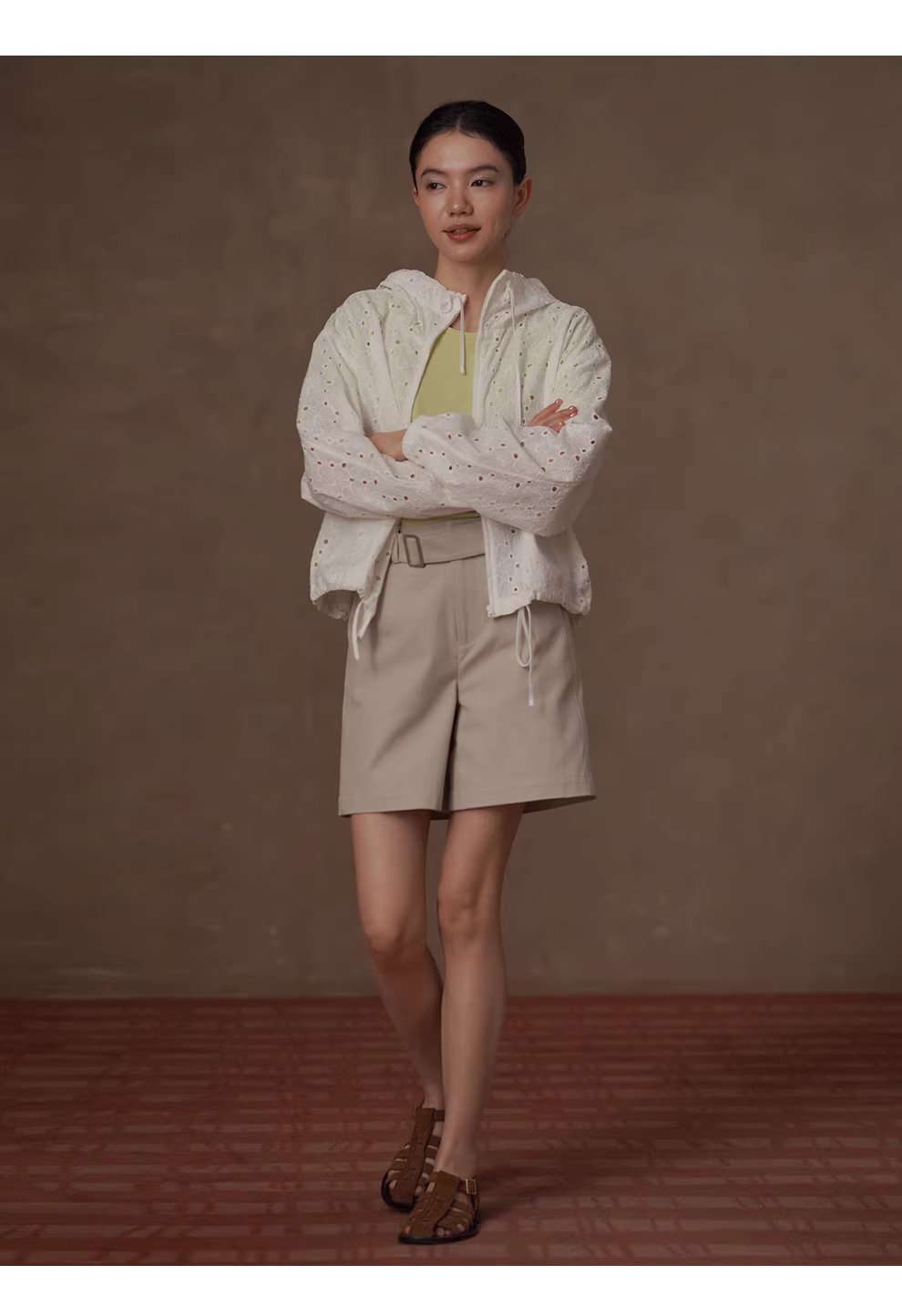 訂製立體鏤空繡100棉透氣寬鬆顯瘦長袖連帽休閒外套女,訂製立體鏤空繡100棉透氣寬鬆顯瘦長袖連帽休閒外套女,HBFS5009,訂製立體鏤空繡100棉透氣寬鬆顯瘦長袖連帽休閒外套女,鏤空繡花,全棉親膚