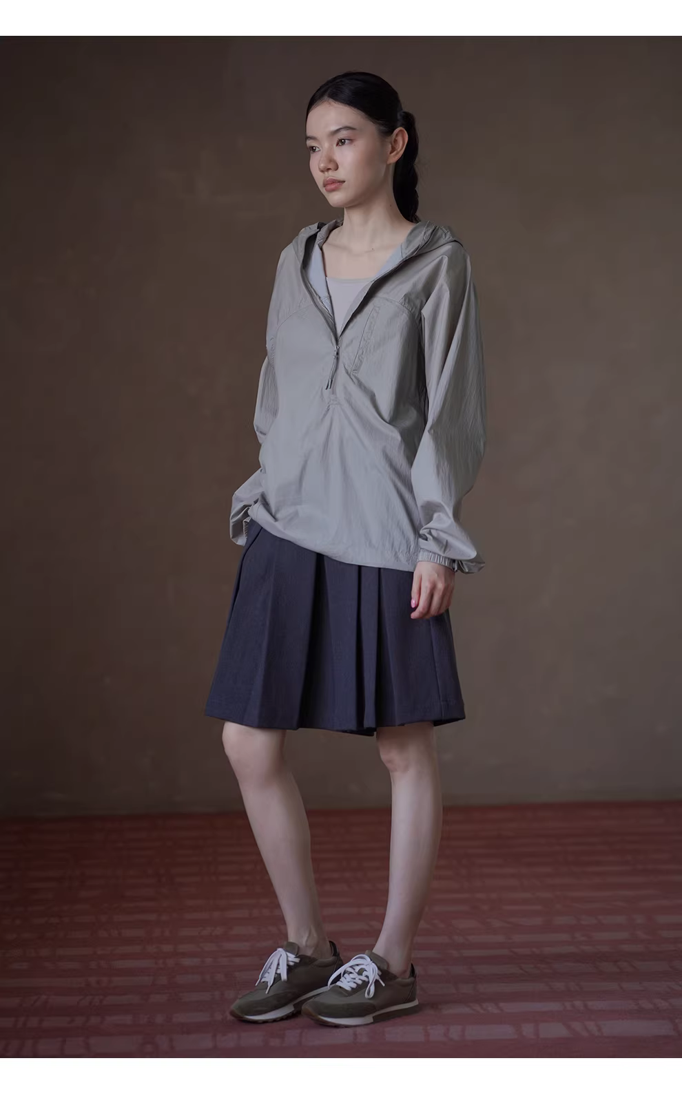 輕薄海苔工裝輕戶外上衣透氣寬鬆顯瘦拉鍊連帽沖風衣女,輕薄海苔工裝輕戶外上衣透氣寬鬆顯瘦拉鍊連帽沖風衣女,HBFS1059,輕薄海苔工裝輕戶外上衣透氣寬鬆顯瘦拉鍊連帽沖風衣女,半開連帽,透氣性佳