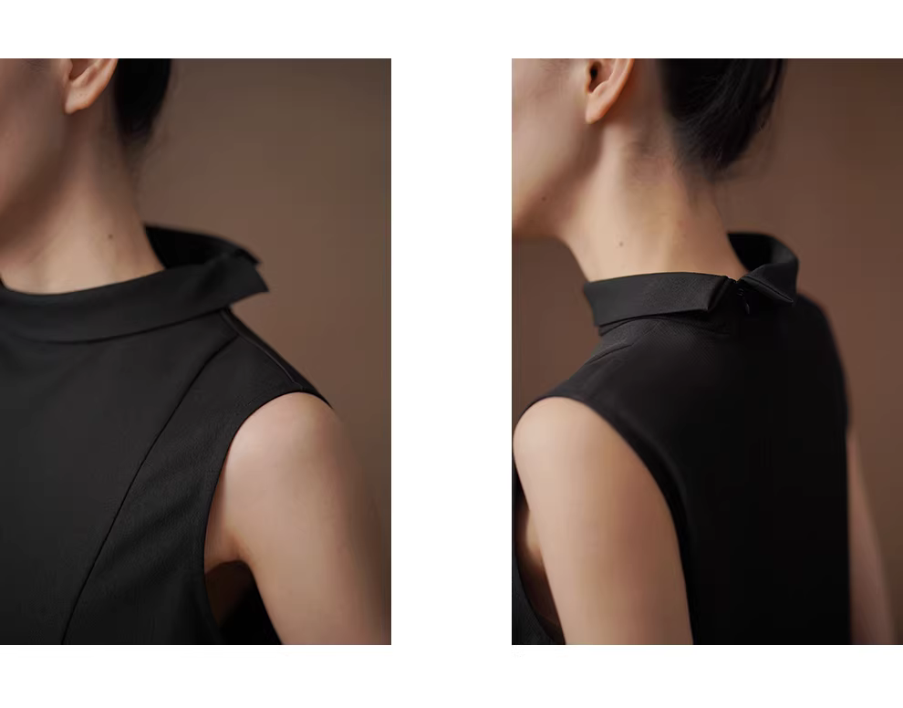 超絕立體分割提升氣質半高領垂順寬鬆A字背心顯瘦洋裝,超絕立體分割提升氣質半高領垂順寬鬆A字背心顯瘦洋裝,HBFS7027,超絕立體分割提升氣質半高領垂順寬鬆A字背心顯瘦洋裝,半高領修飾,垂墜不意皺