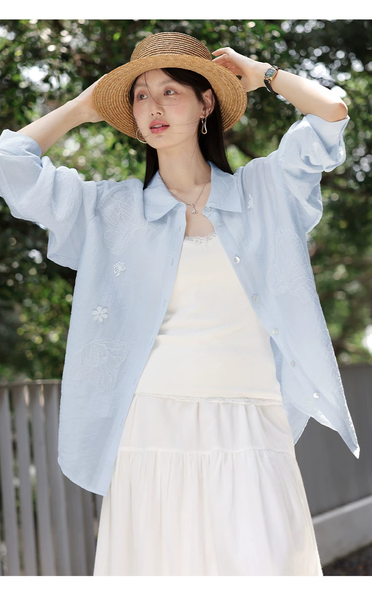 大尺碼胖胖襯衫外套女長袖薄款防曬衣女2026新款蕾絲花朵上衣,大尺碼胖胖襯衫外套女長袖薄款防曬衣女2026新款蕾絲花朵上衣,HBFS1199,大尺碼胖胖襯衫外套女長袖薄款防曬衣女2026新款蕾絲花朵上衣,花朵點綴,輕薄防曬