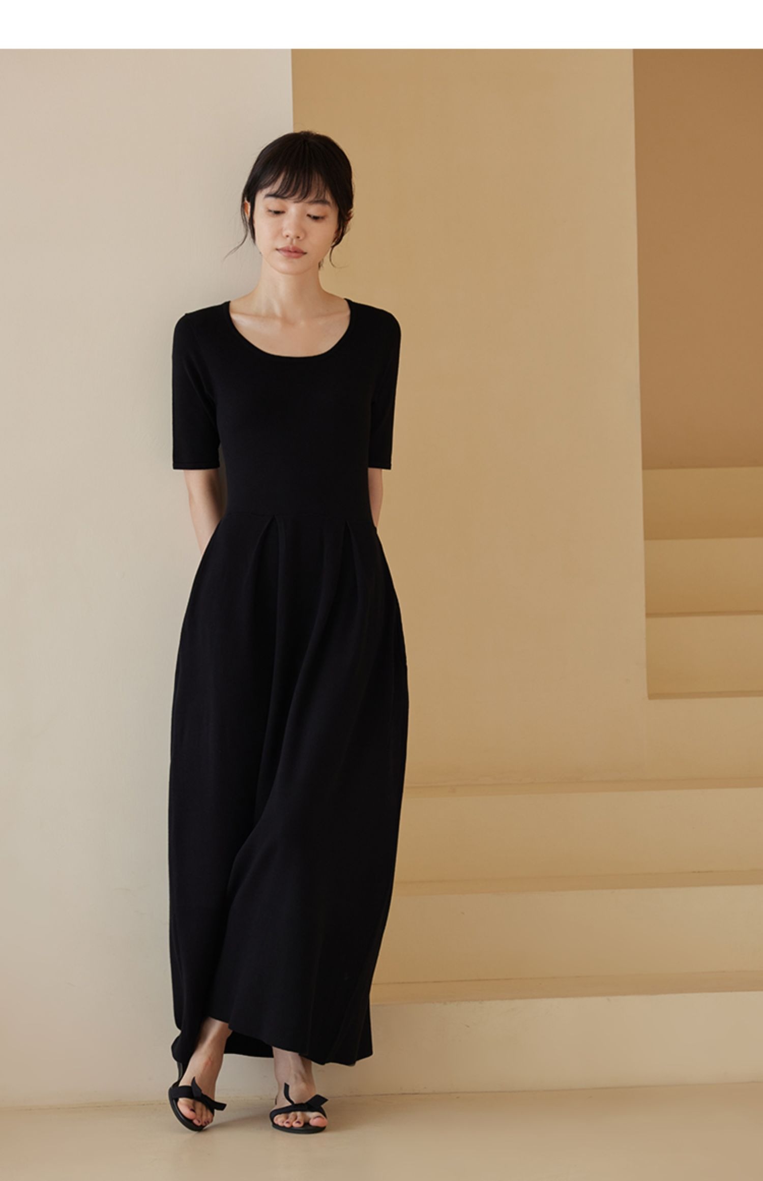 優雅氣質赫本風小黑裙收腰顯瘦高彈冰絲不悶熱連身裙洋裝,優雅氣質赫本風小黑裙收腰顯瘦高彈冰絲不悶熱連身裙洋裝,HBDS7028,優雅氣質赫本風小黑裙收腰顯瘦高彈冰絲不悶熱連身裙洋裝,優雅赫本風,高彈冰絲