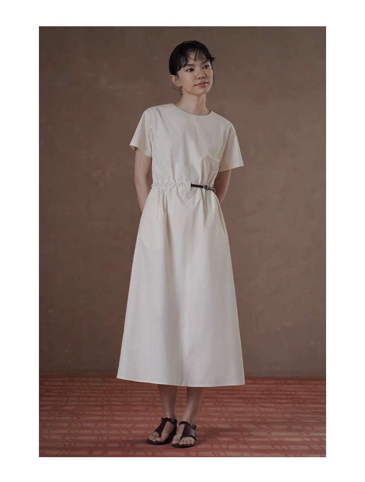 心選氛圍洋裝水洗100棉拼接腰帶設計短袖寬鬆顯瘦裙子,心選氛圍洋裝水洗100棉拼接腰帶設計短袖寬鬆顯瘦裙子,HBES7201,心選氛圍洋裝水洗100棉拼接腰帶設計短袖寬鬆顯瘦裙子,簡約大方,腰帶設計