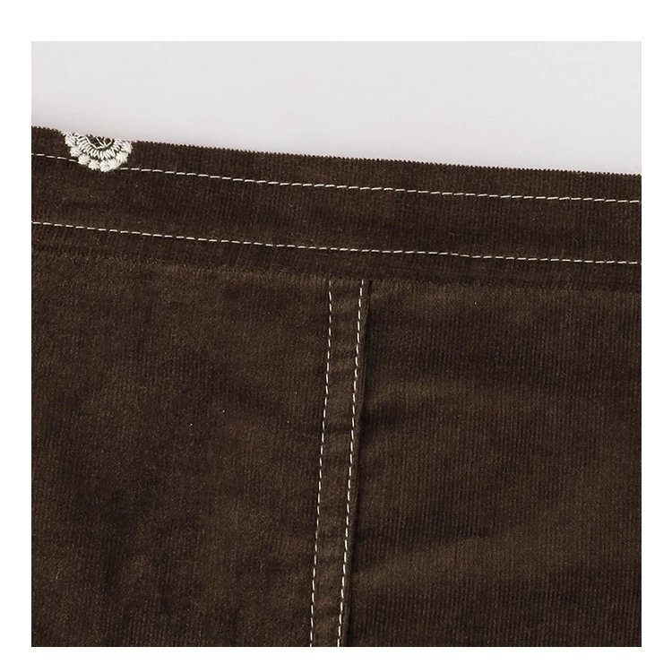 減齡刺繡純棉背帶洋裝女秋季新款後開叉a字裙