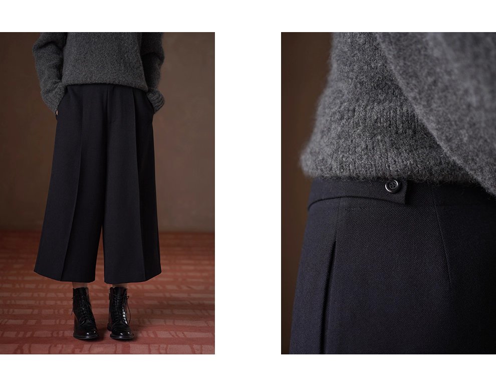 無聲藏肉挺縫線顯瘦時尚抗皺八分褲直筒寬鬆通勤西裝褲女,無聲藏肉挺縫線顯瘦時尚抗皺八分褲直筒寬鬆通勤西裝褲女,HBEW3037,無聲藏肉挺縫線顯瘦時尚抗皺八分褲直筒寬鬆通勤西裝褲女,扣袢設計,遮肉廓形