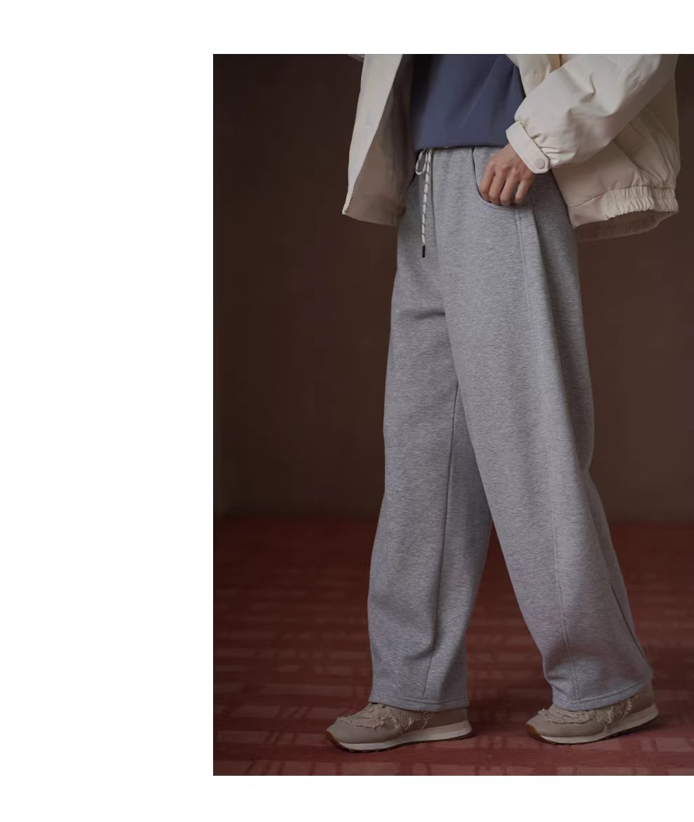 溫暖加倍仿羊絨加絨加厚立體顯瘦分割高腰寬鬆運動長褲,溫暖加倍仿羊絨加絨加厚立體顯瘦分割高腰寬鬆運動長褲,HBEW3042,溫暖加倍仿羊絨加絨加厚立體顯瘦分割高腰寬鬆運動長褲,彎刀褲型,加絨加厚