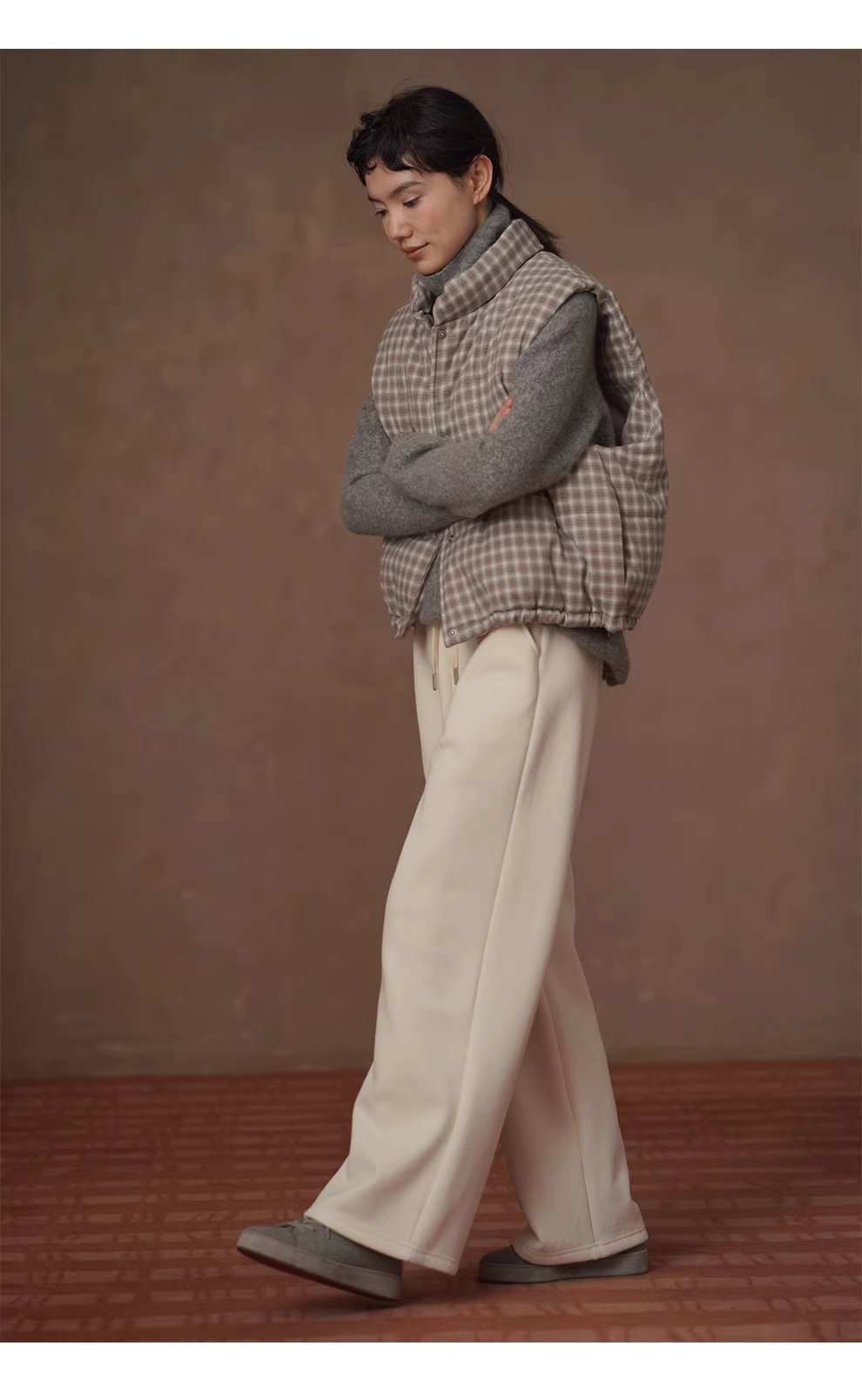 降溫警告加厚保暖雪花絨寬鬆直筒高腰顯瘦慵懶休閒長褲,降溫警告加厚保暖雪花絨寬鬆直筒高腰顯瘦慵懶休閒長褲,HBEW3050,降溫警告加厚保暖雪花絨寬鬆直筒高腰顯瘦慵懶休閒長褲,直筒闊腿,加絨蓄熱