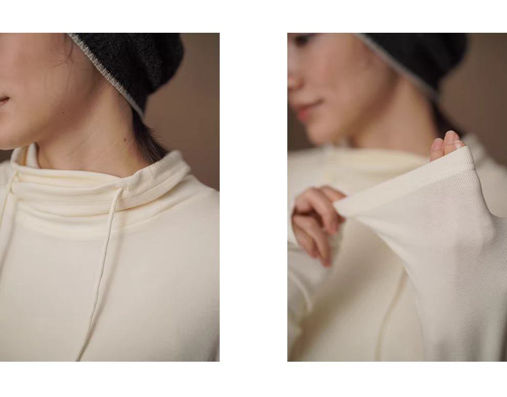 冬日衣櫥高舒基礎疊穿內搭高彈合身堆堆領顯瘦保暖上衣,冬日衣櫥高舒基礎疊穿內搭高彈合身堆堆領顯瘦保暖上衣,HBEW1173,冬日衣櫥高舒基礎疊穿內搭高彈合身堆堆領顯瘦保暖上衣,連帽抽繩,親膚柔軟