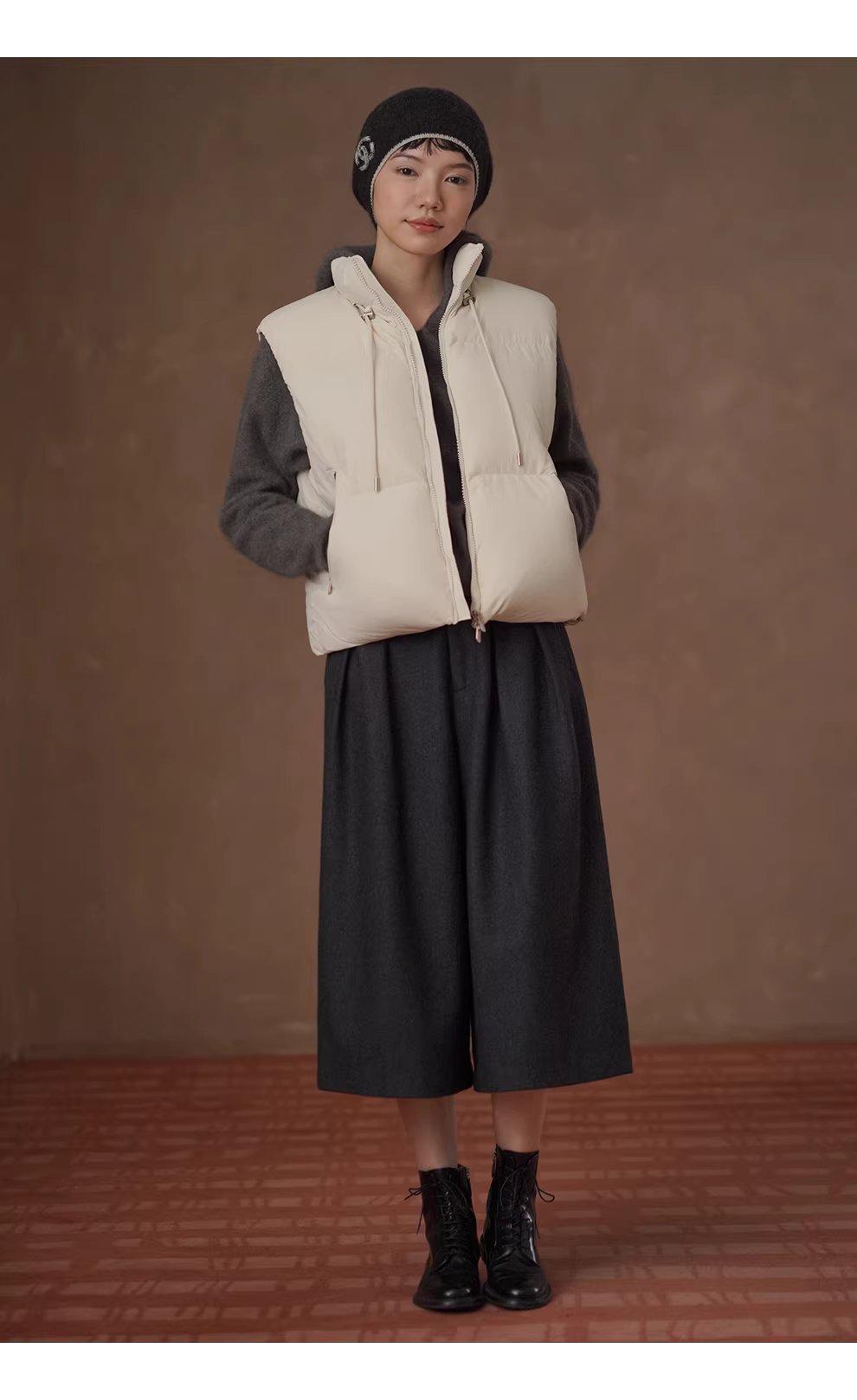 敦克信箱40羊毛斜紋法蘭尼直筒高腰顯瘦通勤八分褲女,敦克信箱40羊毛斜紋法蘭尼直筒高腰顯瘦通勤八分褲女,HBEW3061,敦克信箱40羊毛斜紋法蘭尼直筒高腰顯瘦通勤八分褲女,日常通勤,羊毛混紡