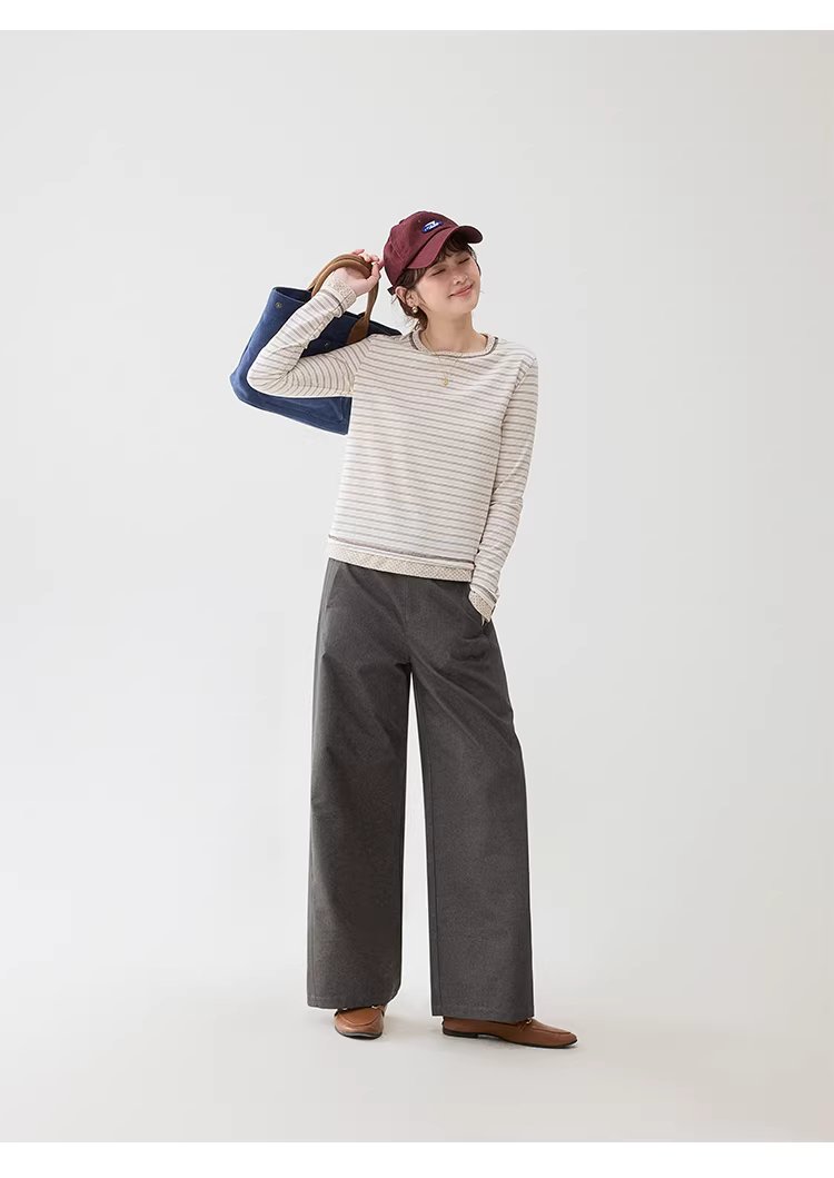 波點拼接圓領條紋T恤女26春季新款短長袖上衣,波點拼接圓領條紋T恤女26春季新款短長袖上衣,HBFS1008,波點拼接圓領條紋T恤女26春季新款短長袖上衣,波點拼接,青春休閒