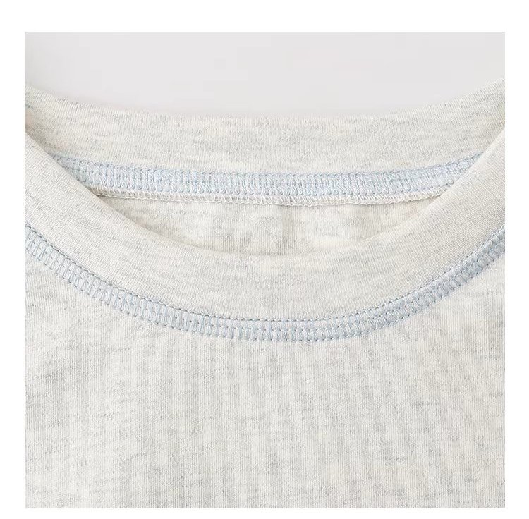 撞色反線長絨棉T恤女春季新款寬鬆插肩袖上衣,撞色反線長絨棉T恤女春季新款寬鬆插肩袖上衣,HBFS1009,撞色反線長絨棉T恤女春季新款寬鬆插肩袖上衣,撞色車線,花灰面料