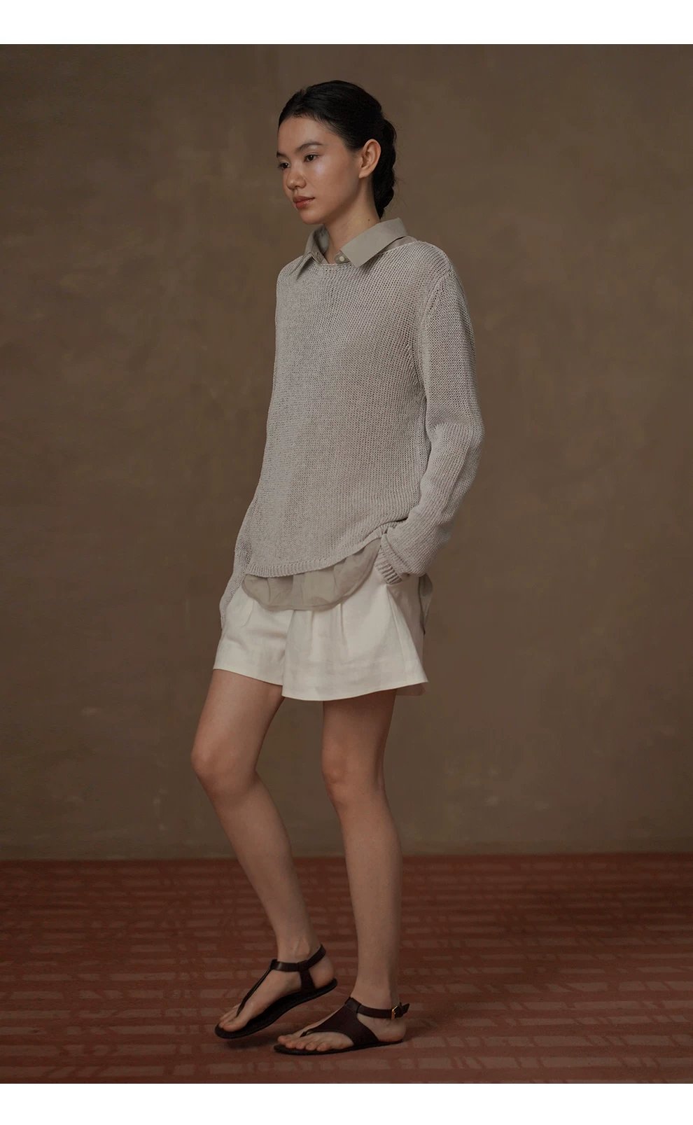 輕柔撫摸苧麻萊賽爾輕薄透氣寬鬆顯瘦通勤長袖落肩襯衫,輕柔撫摸苧麻萊賽爾輕薄透氣寬鬆顯瘦通勤長袖落肩襯衫,HBFS1021,輕柔撫摸苧麻萊賽爾輕薄透氣寬鬆顯瘦通勤長袖落肩襯衫,清爽透氣,硬挺不軟塌