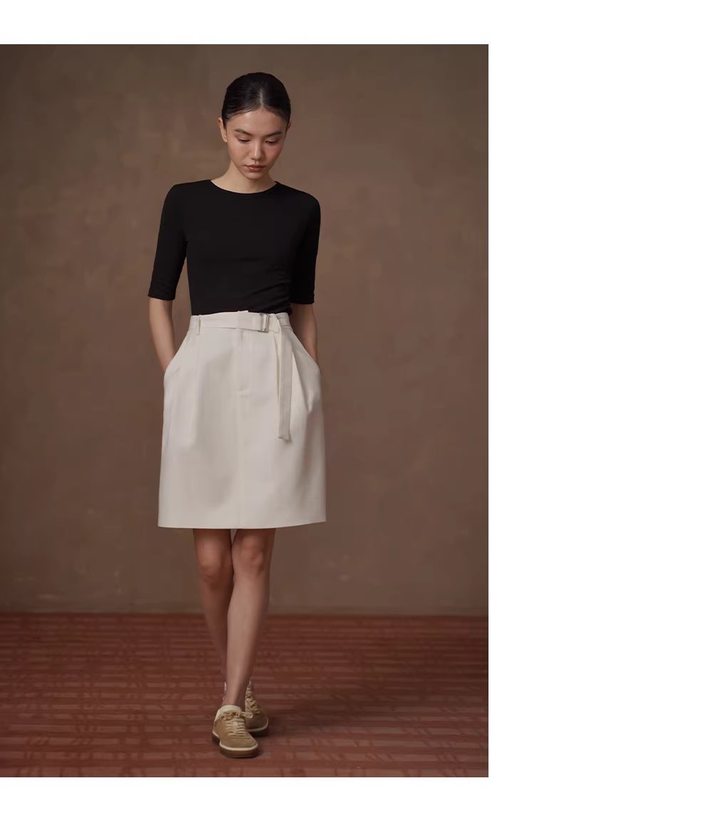 簡約實用主義雙面織布棉混紡彈性合身顯瘦中袖圓領T恤,簡約實用主義雙面織布棉混紡彈性合身顯瘦中袖圓領T恤,HBFS1024,簡約實用主義雙面織布棉混紡彈性合身顯瘦中袖圓領T恤,布料舒服,修身版型