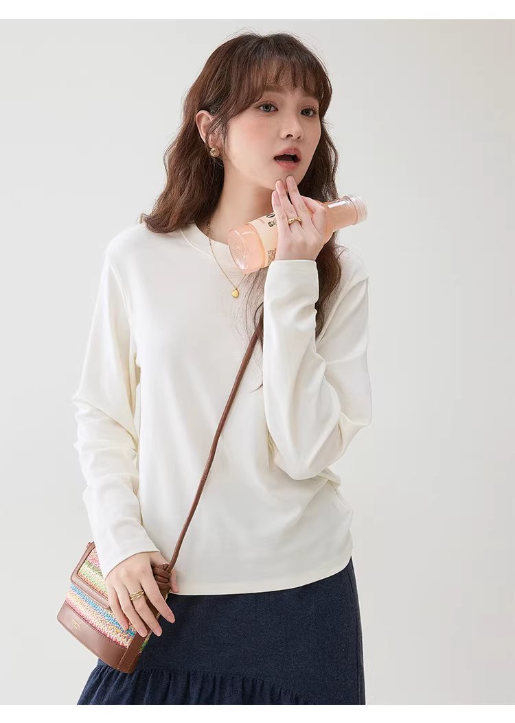 純色圓領微蝙蝠袖T恤女26春季新款寬鬆百搭上衣,純色圓領微蝙蝠袖T恤女26春季新款寬鬆百搭上衣,HBFS1041,純色圓領微蝙蝠袖T恤女26春季新款寬鬆百搭上衣,必備單品,舒適面料