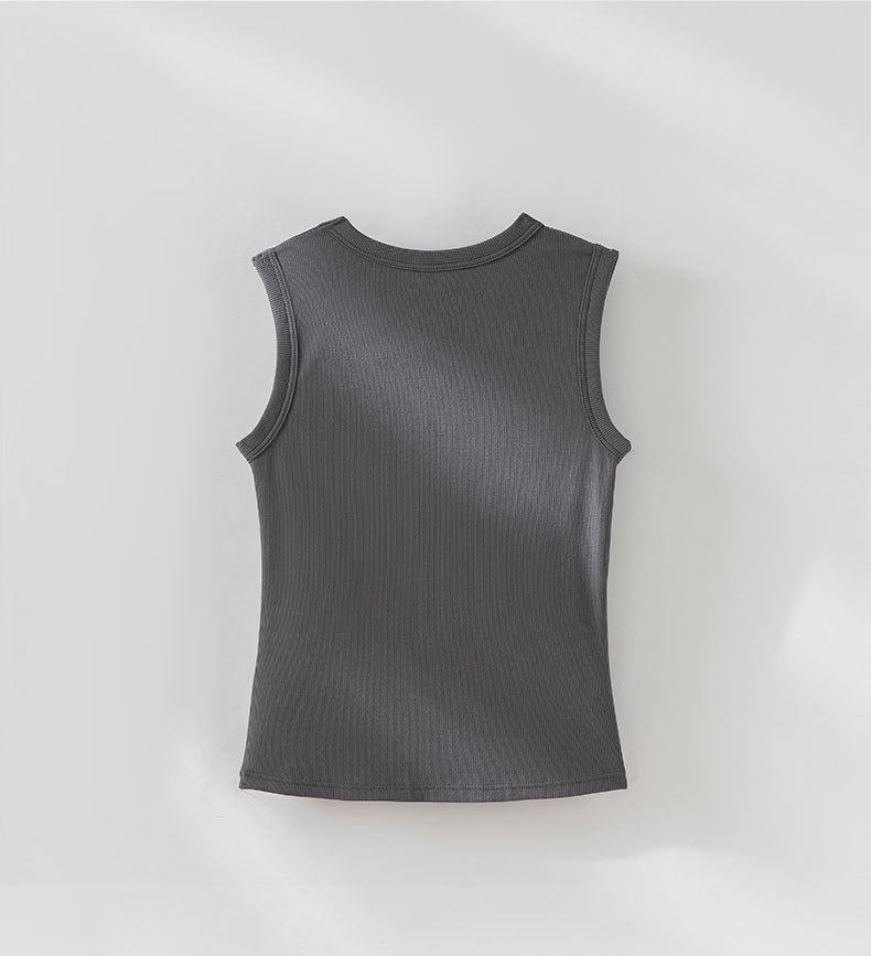 無袖百搭帶胸墊修身顯瘦打微透網紗背心,無袖百搭帶胸墊修身顯瘦打微透網紗背心,6S991001,無袖百搭帶胸墊修身顯瘦打微透網紗背心,店長推薦,版型修飾