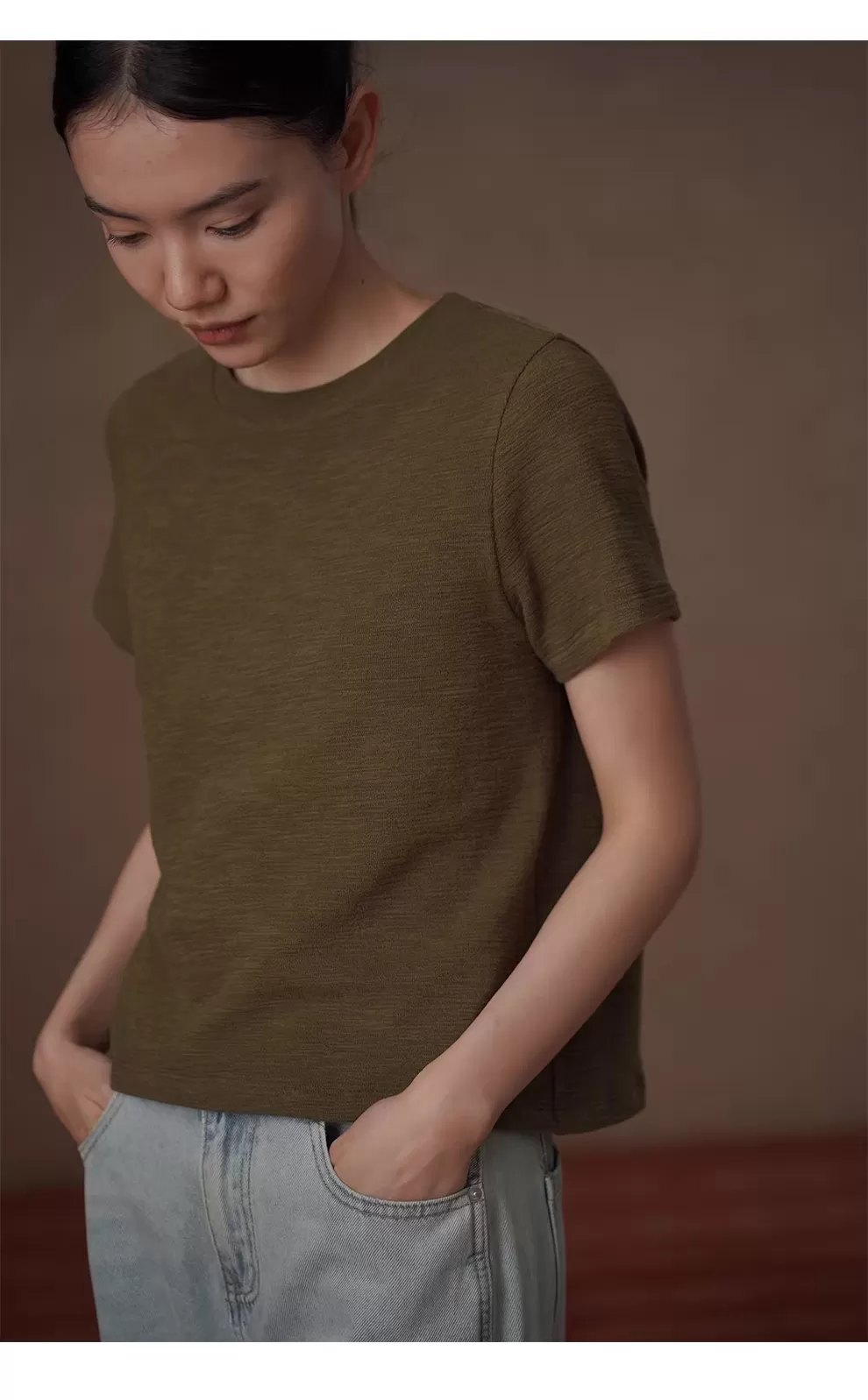 叢林假期基本款圓領T恤顯白彈性透氣合身短袖顯瘦上衣女,叢林假期基本款圓領T恤顯白彈性透氣合身短袖顯瘦上衣女,HBFS1068,叢林假期基本款圓領T恤顯白彈性透氣合身短袖顯瘦上衣女,基本耐穿,透氣彈性