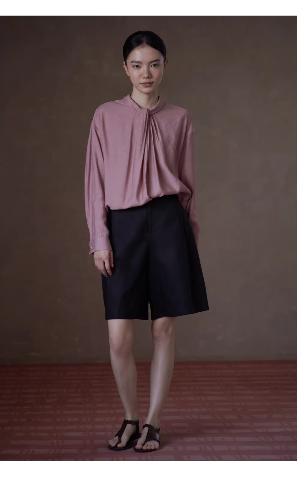 玫瑰星河顯白氣質通勤長袖襯衫扭結領口寬鬆顯瘦上衣女,玫瑰星河顯白氣質通勤長袖襯衫扭結領口寬鬆顯瘦上衣女,HBFS1074,玫瑰星河顯白氣質通勤長袖襯衫扭結領口寬鬆顯瘦上衣女,霧面柔光,寬鬆落肩