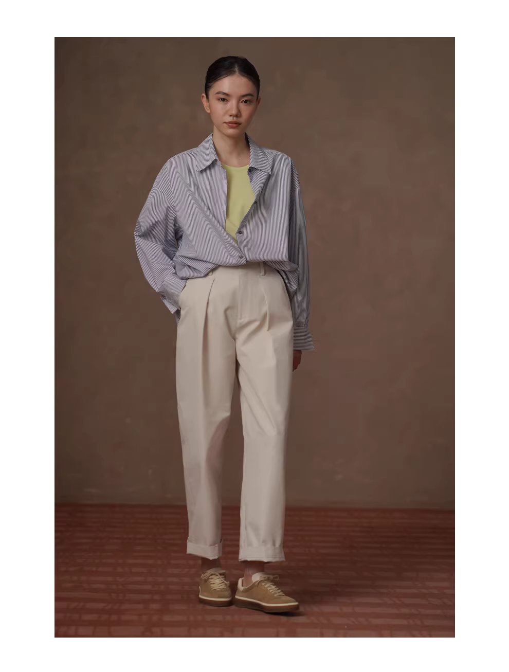 清新法式藍白條紋親膚棉感通勤寬鬆顯瘦疊穿翻領襯衫女,清新法式藍白條紋親膚棉感通勤寬鬆顯瘦疊穿翻領襯衫女,HBFS1093,清新法式藍白條紋親膚棉感通勤寬鬆顯瘦疊穿翻領襯衫女,親敷不易皺,版型俐落