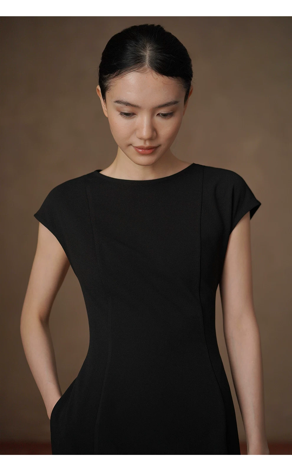 高定級小黑裙合身剪裁收腰顯瘦小飛袖通勤西裝洋裝女,高定級小黑裙合身剪裁收腰顯瘦小飛袖通勤西裝洋裝女,HBFS7110,高定級小黑裙合身剪裁收腰顯瘦小飛袖通勤西裝洋裝女,收腰顯瘦,合身飛袖