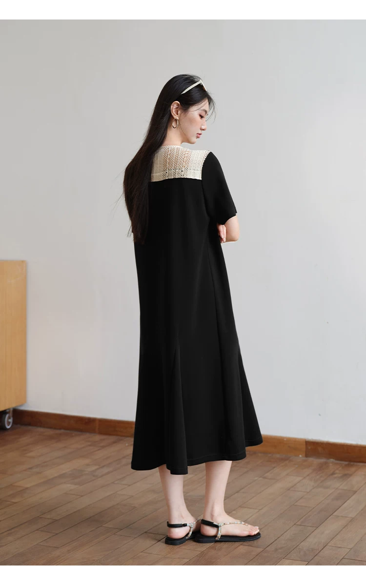 大尺碼胖mm黑色短袖綁帶披肩洋裝女2026新款夏季巨好看裙子,大尺碼胖mm黑色短袖綁帶披肩洋裝女2026新款夏季巨好看裙子,HBFS7161,大尺碼胖mm黑色短袖綁帶披肩洋裝女2026新款夏季巨好看裙子,中大尺碼,披肩設計