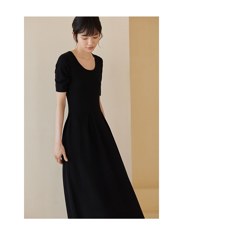 優雅氣質赫本風小黑裙收腰顯瘦高彈冰絲不悶熱連身裙洋裝,優雅氣質赫本風小黑裙收腰顯瘦高彈冰絲不悶熱連身裙洋裝,HBDS7028,優雅氣質赫本風小黑裙收腰顯瘦高彈冰絲不悶熱連身裙洋裝,優雅赫本風,高彈冰絲