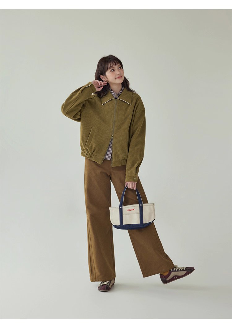 韓系雙頭拉鍊燈芯絨外套女秋季新款長袖夾克上衣,韓系雙頭拉鍊燈芯絨外套女秋季新款長袖夾克上衣,HBEW5072,韓系雙頭拉鍊燈芯絨外套女秋季新款長袖夾克上衣,復古夾克,燈芯絨