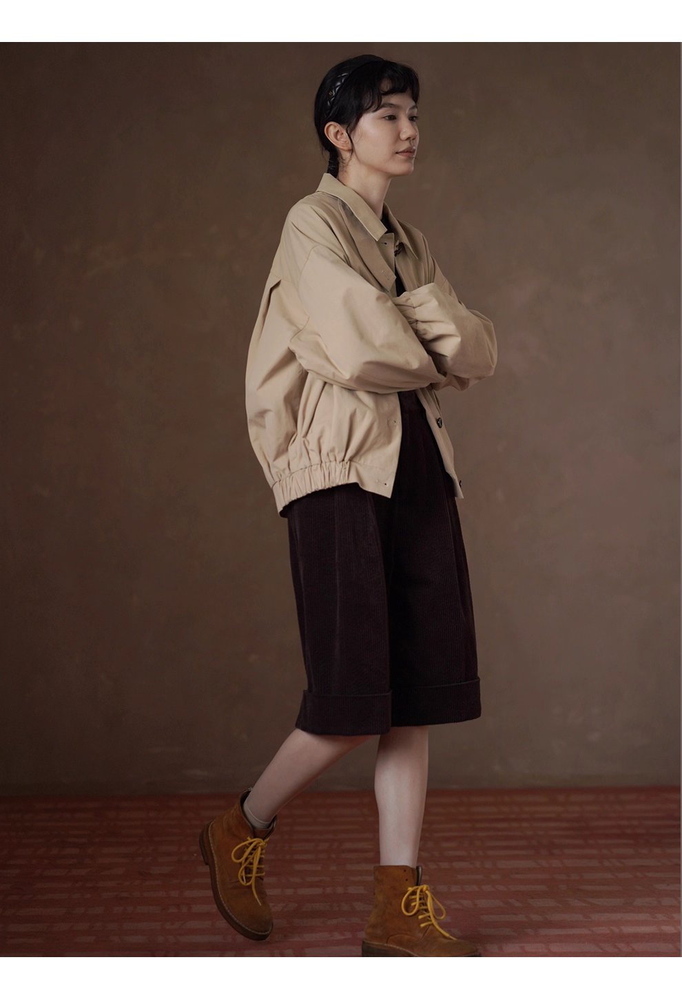 復古韓妹夾克挺括100棉輪廓寬鬆顯瘦夾棉顯瘦休閒外套女,復古韓妹夾克挺括100棉輪廓寬鬆顯瘦夾棉顯瘦休閒外套女,HBEW5080,復古韓妹夾克挺括100棉輪廓寬鬆顯瘦夾棉顯瘦休閒外套女,復古夾克,全棉面料