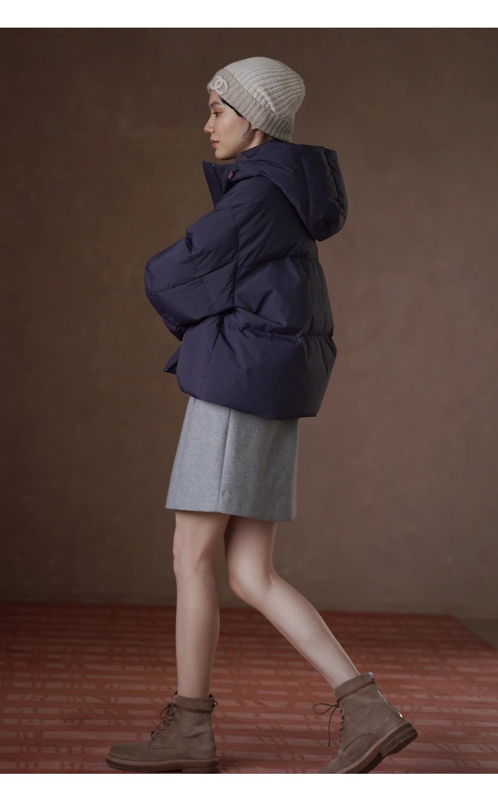 打破單調前片分割設計高腰短版顯瘦A字通勤毛呢半身裙女,打破單調前片分割設計高腰短版顯瘦A字通勤毛呢半身裙女,HBEW2022,打破單調前片分割設計高腰短版顯瘦A字通勤毛呢半身裙女,俐落剪裁,羊毛混紡