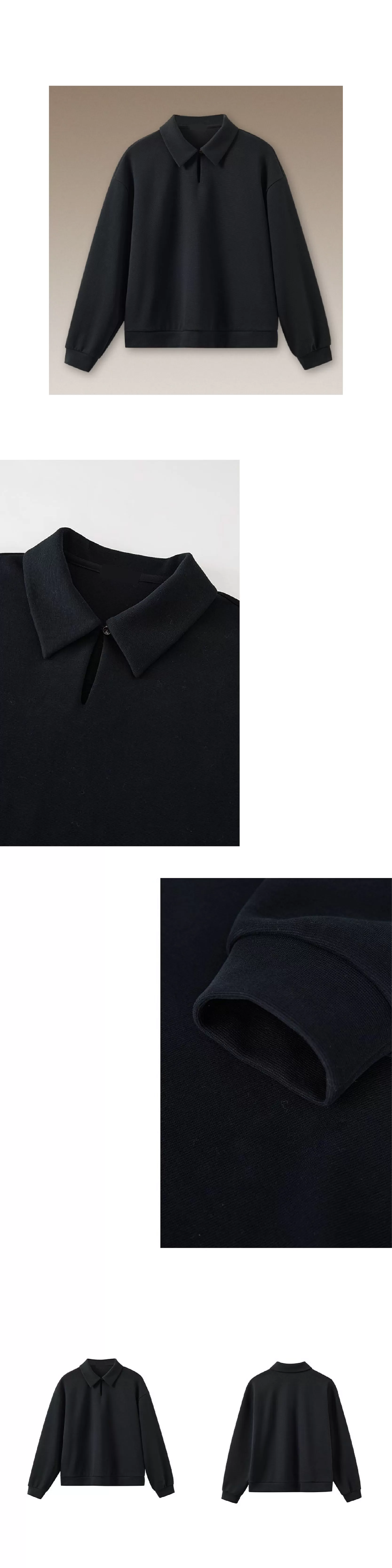 綿軟空氣層上衣經典POLO領寬鬆落肩顯瘦內搭休閒衛衣女,綿軟空氣層上衣經典POLO領寬鬆落肩顯瘦內搭休閒衛衣女,HBEW1129,綿軟空氣層上衣經典POLO領寬鬆落肩顯瘦內搭休閒衛衣女,POLO領,舒適面料